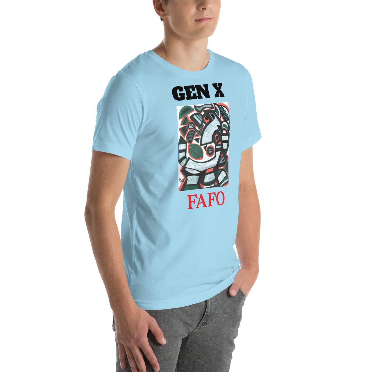 KW Gallery Wearable Art Tee 1 FAFO - Winter Sunshine Marketplace