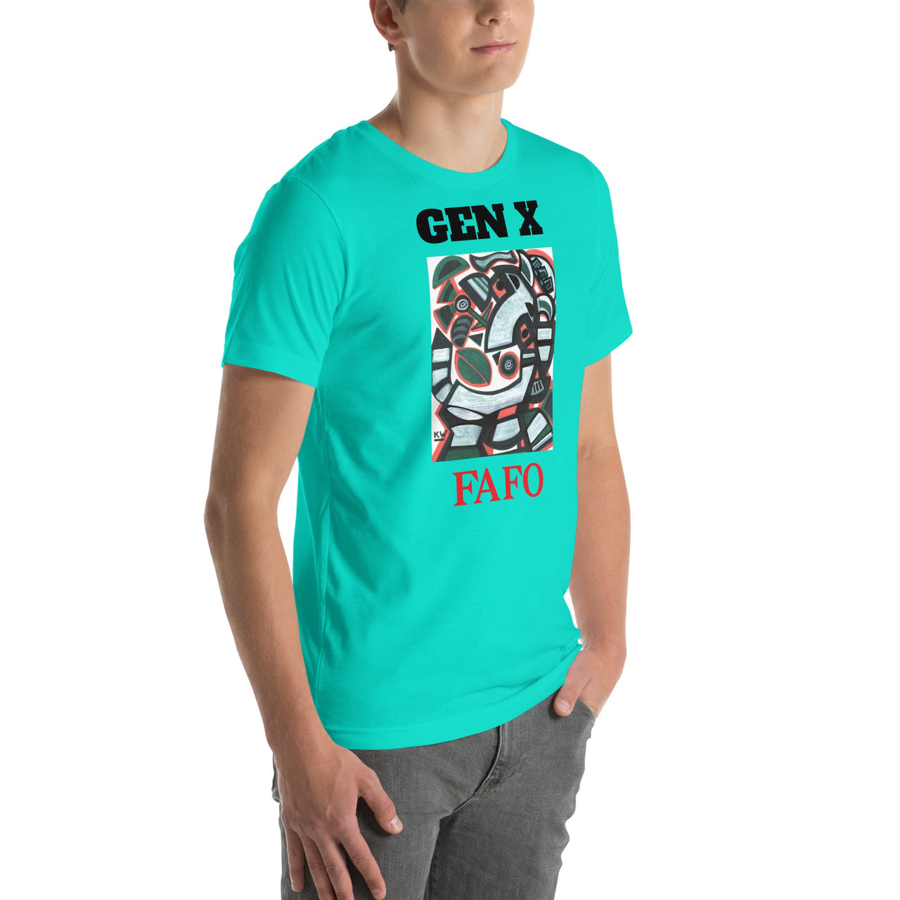 KW Gallery Wearable Art Tee 1 FAFO - Winter Sunshine Marketplace