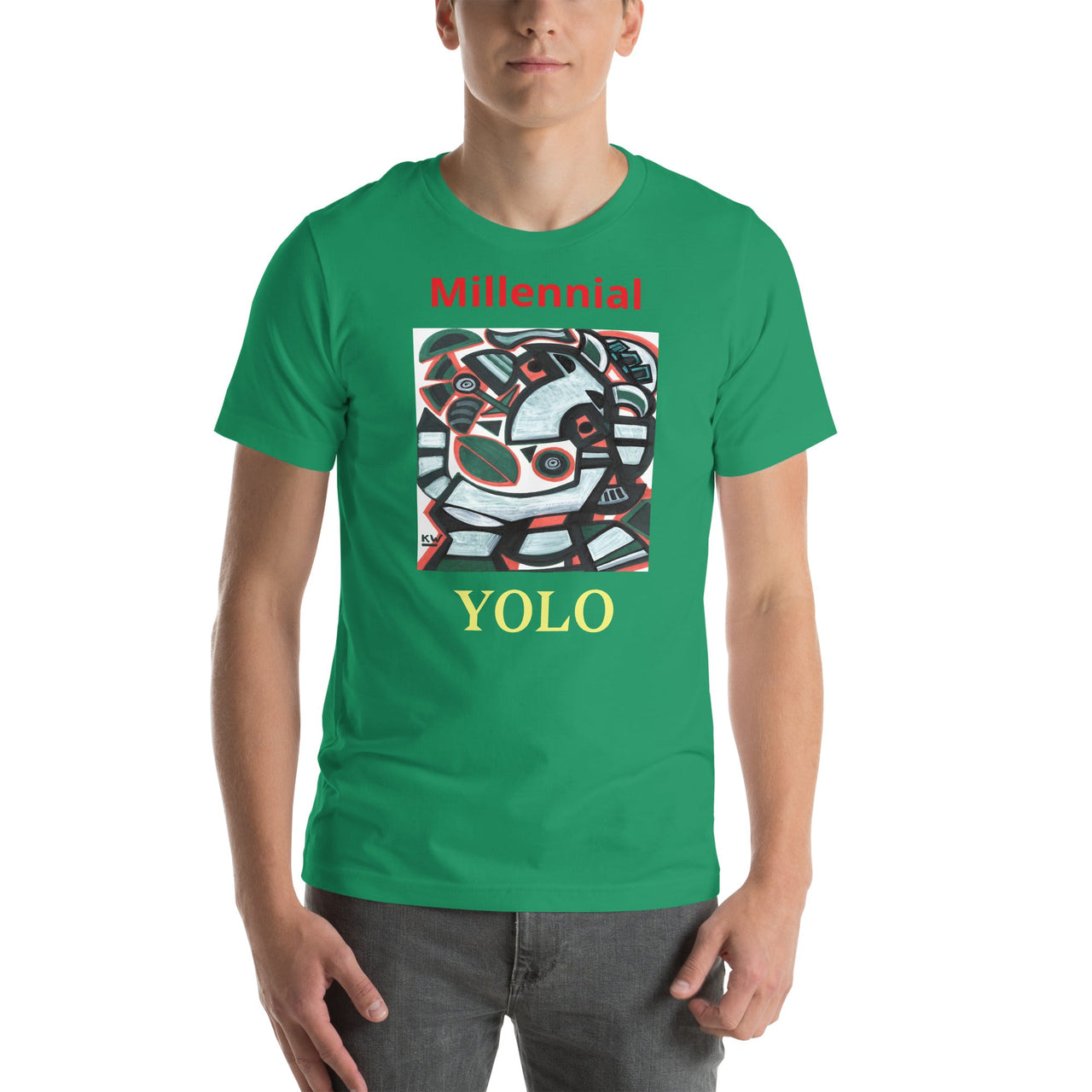 KW Gallery Wearable Art Tee 1 YOLO - Winter Sunshine Marketplace
