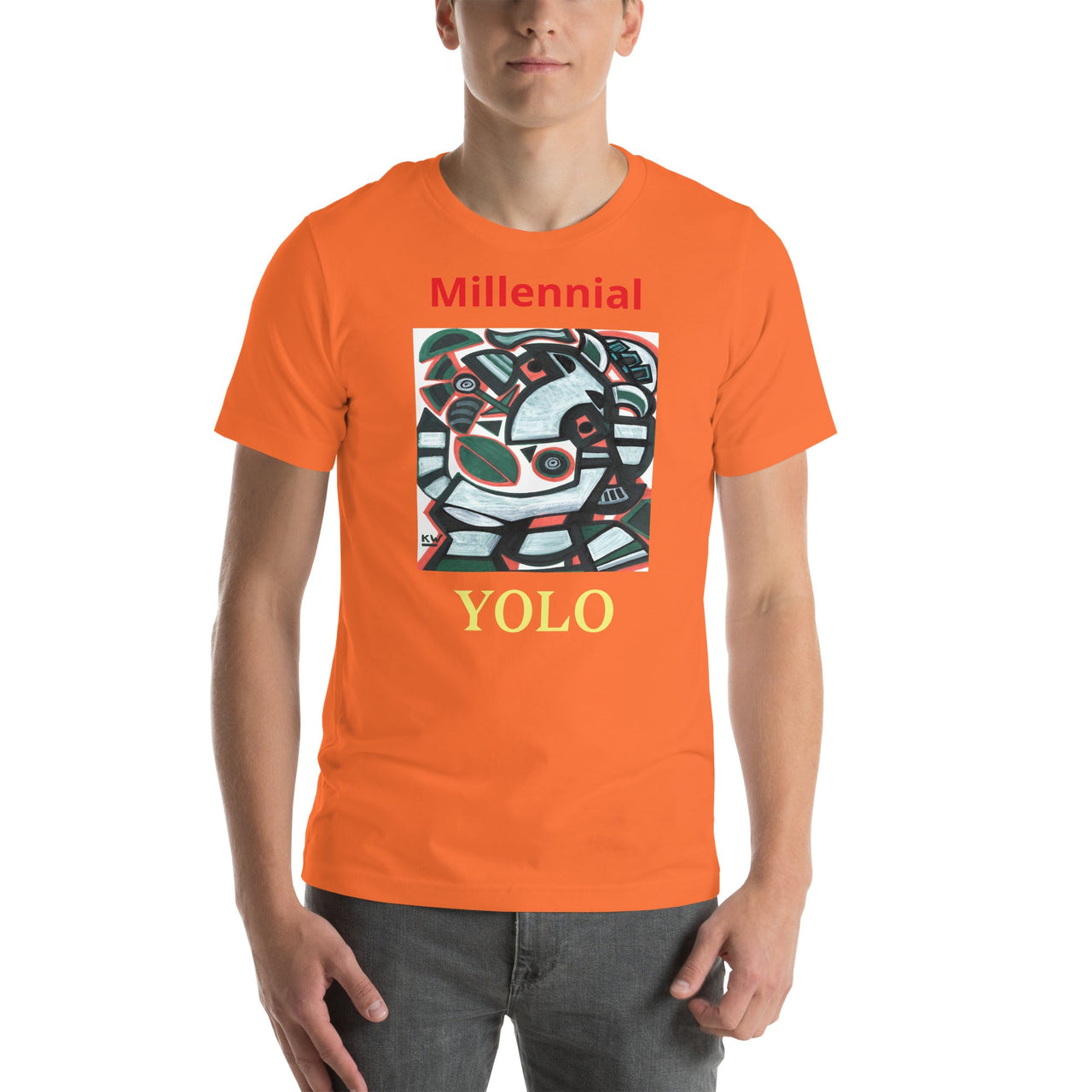 KW Gallery Wearable Art Tee 1 YOLO - Winter Sunshine Marketplace