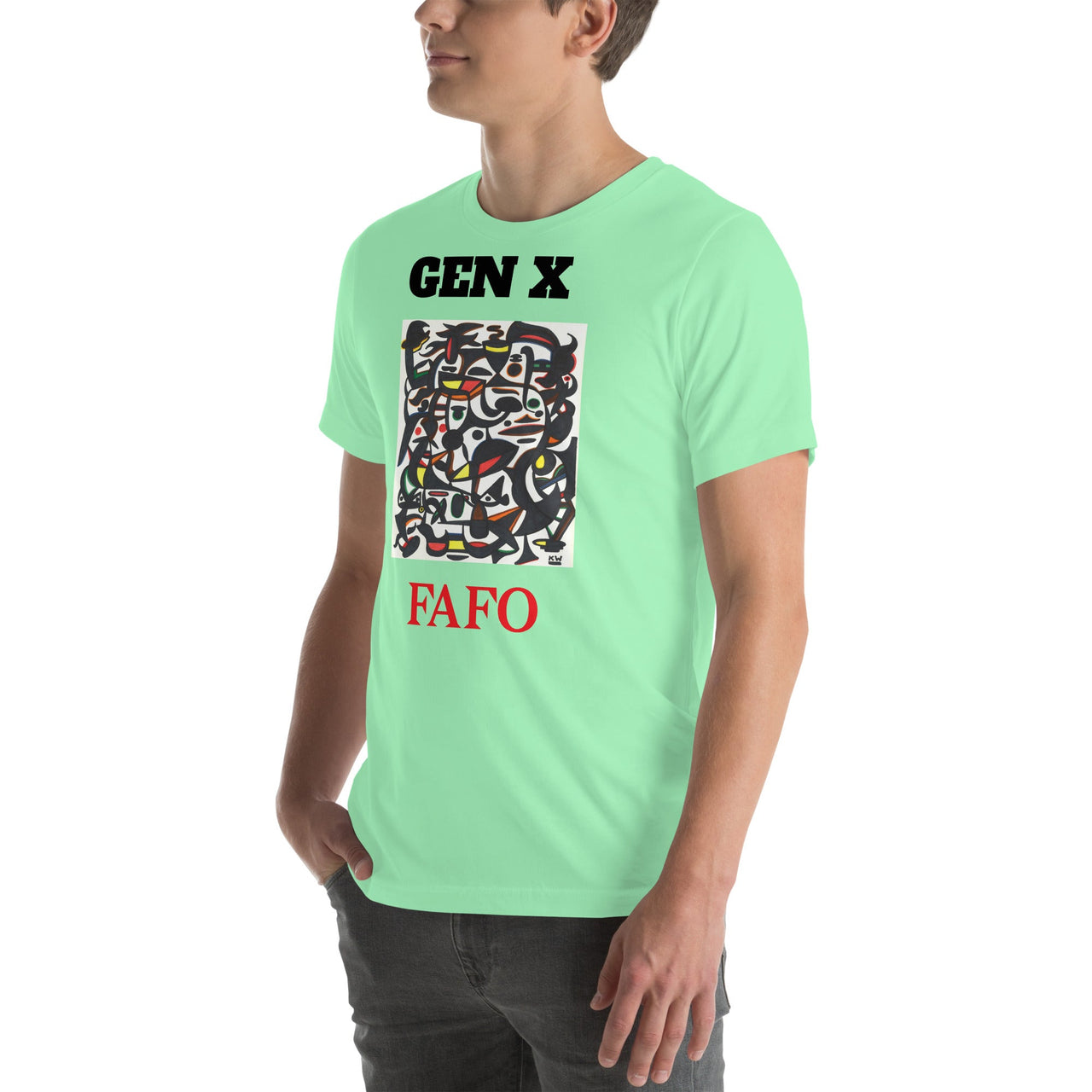 KW Gallery Wearable Art Tee 10 FAFO - Winter Sunshine Marketplace