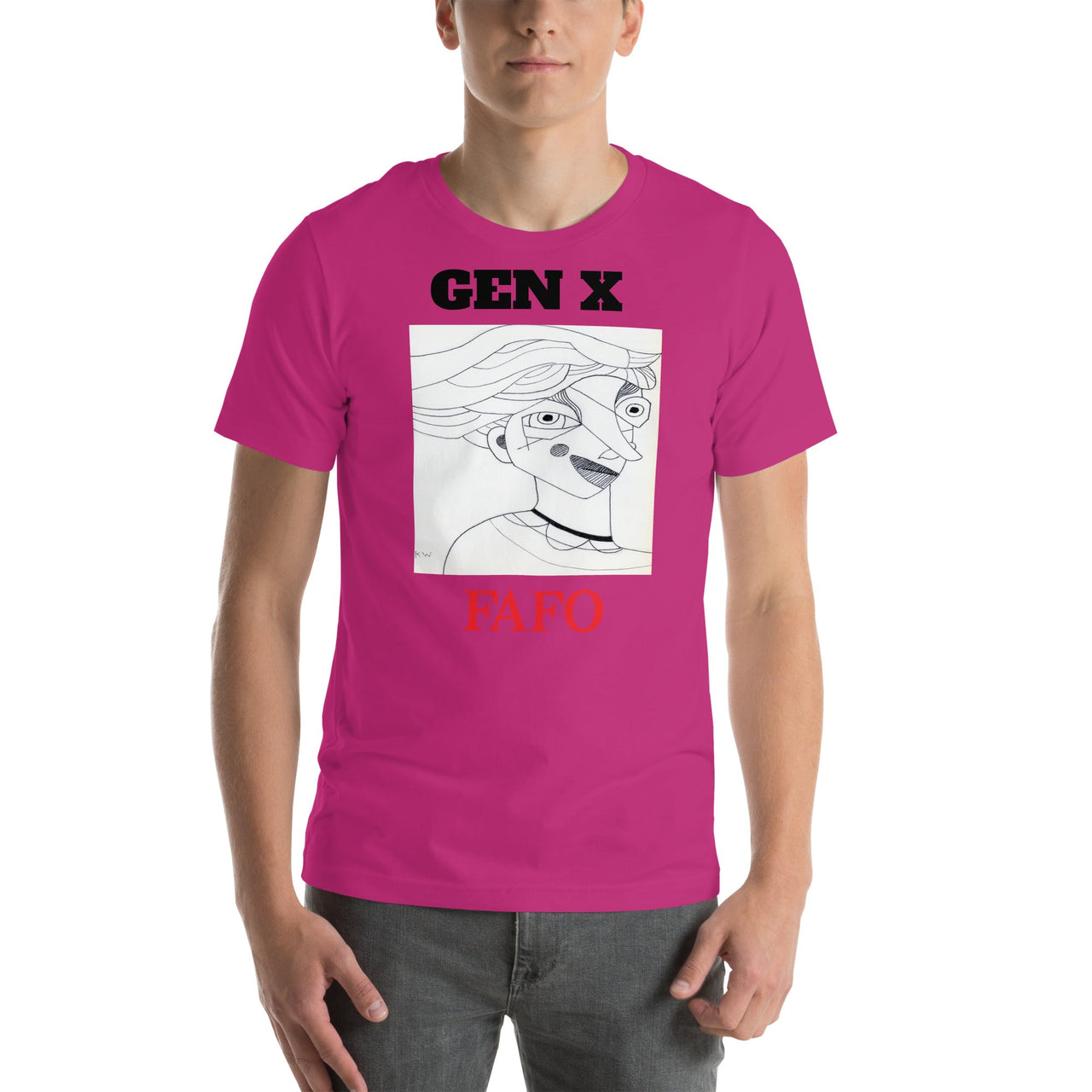 KW Gallery Wearable Art Tee 12 FAFO - Winter Sunshine Marketplace