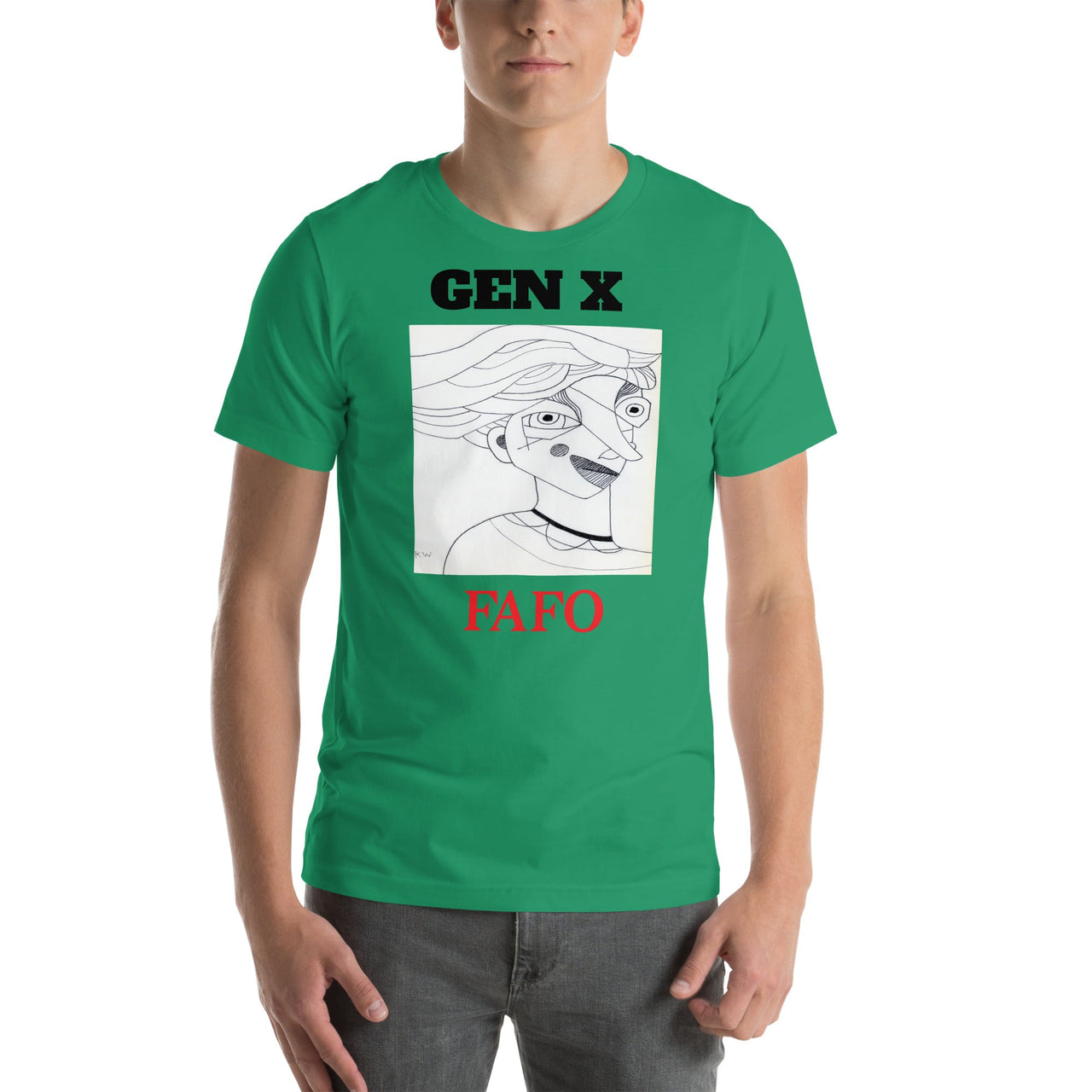 KW Gallery Wearable Art Tee 12 FAFO - Winter Sunshine Marketplace