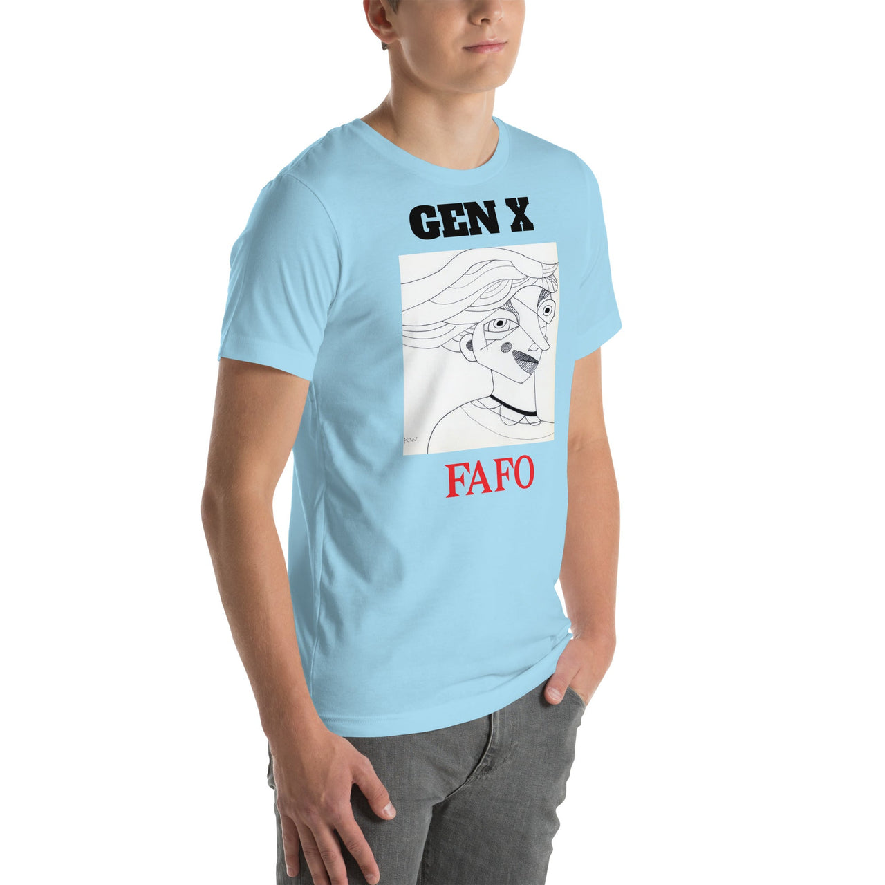 KW Gallery Wearable Art Tee 12 FAFO - Winter Sunshine Marketplace