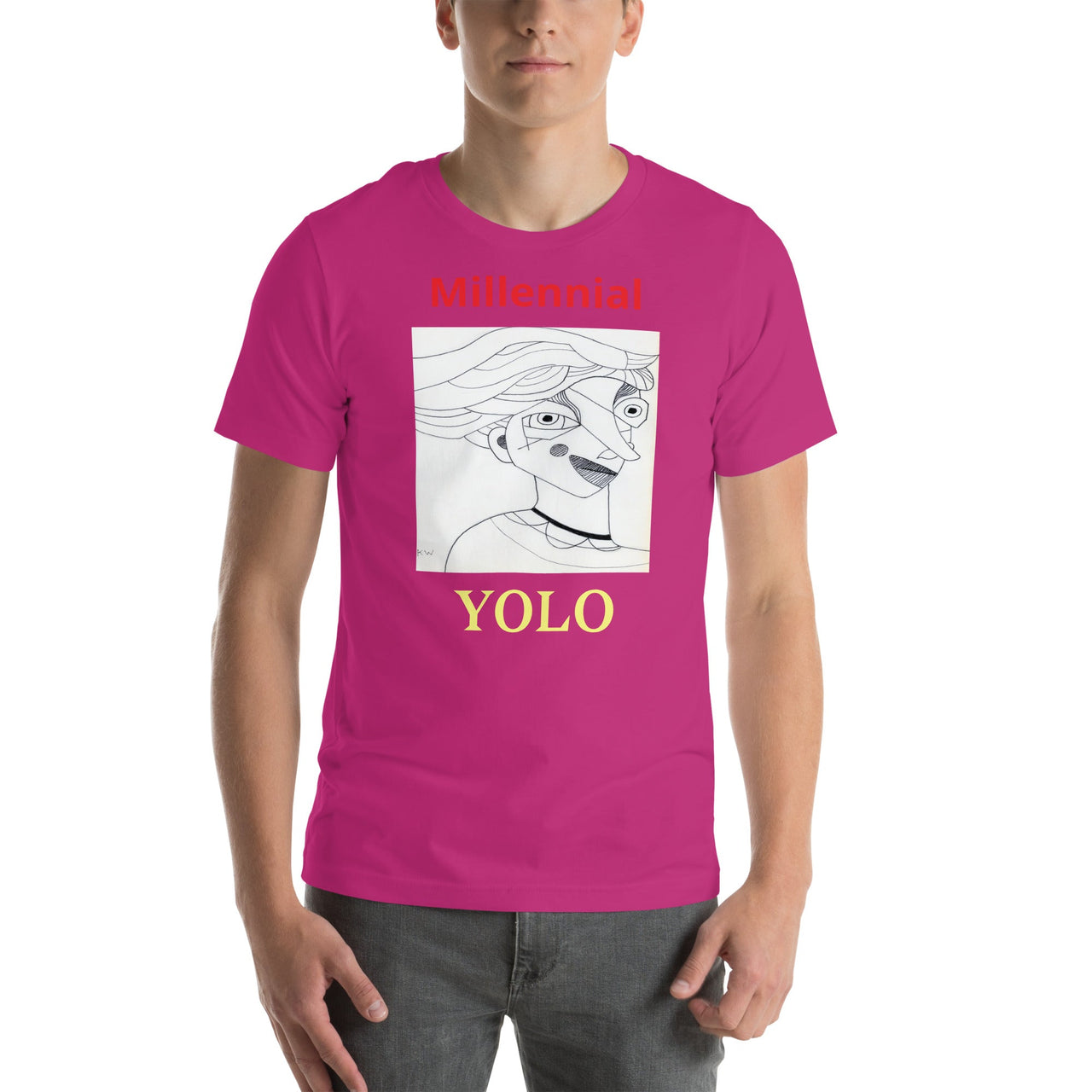 KW Gallery Wearable Art Tee 12 YOLO - Winter Sunshine Marketplace