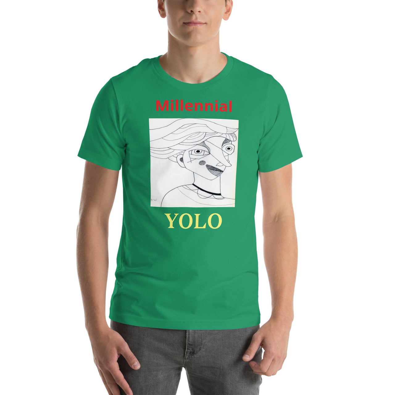 KW Gallery Wearable Art Tee 12 YOLO - Winter Sunshine Marketplace