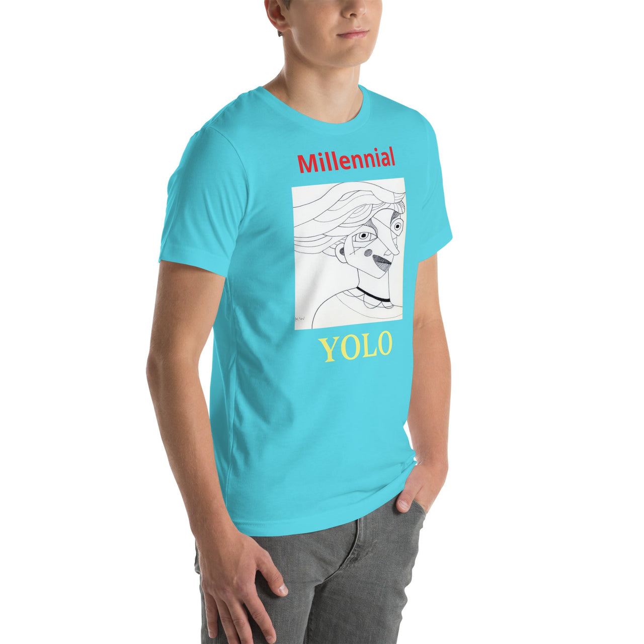 KW Gallery Wearable Art Tee 12 YOLO - Winter Sunshine Marketplace