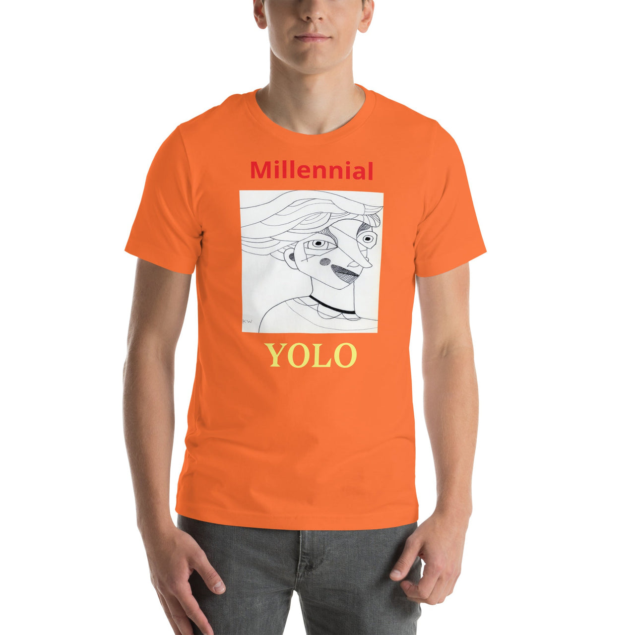 KW Gallery Wearable Art Tee 12 YOLO - Winter Sunshine Marketplace