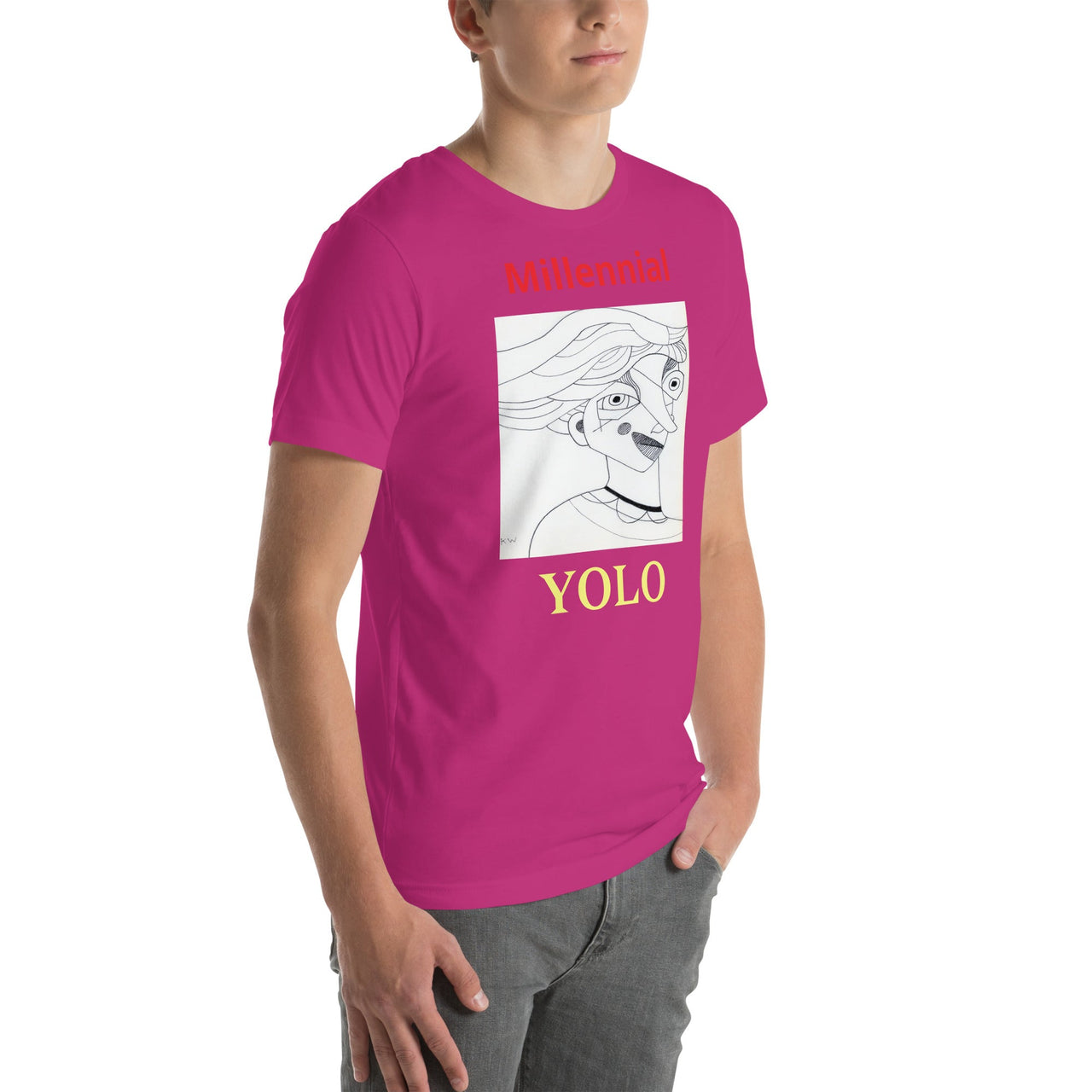 KW Gallery Wearable Art Tee 12 YOLO - Winter Sunshine Marketplace