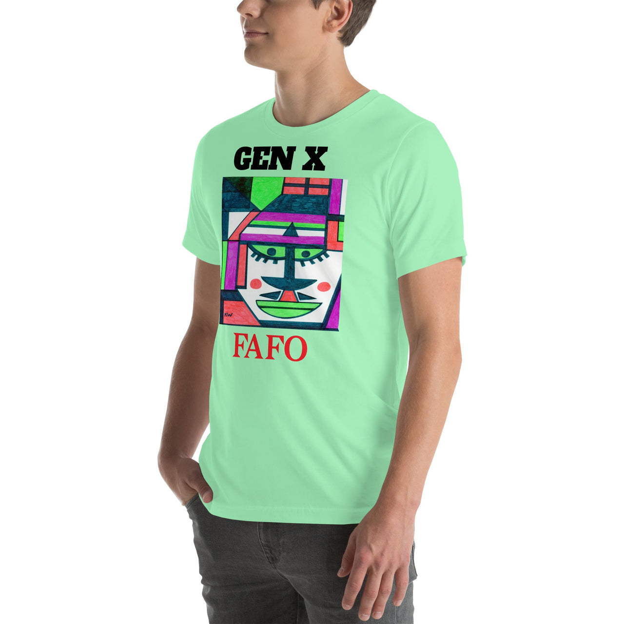 KW Gallery Wearable Art Tee 14 FAFO - Winter Sunshine Marketplace