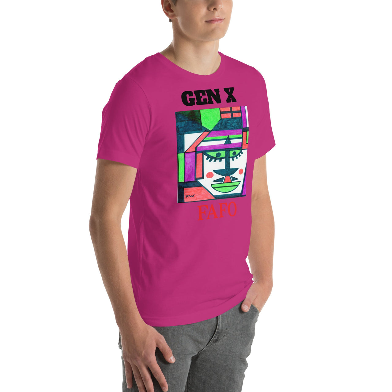 KW Gallery Wearable Art Tee 14 FAFO - Winter Sunshine Marketplace