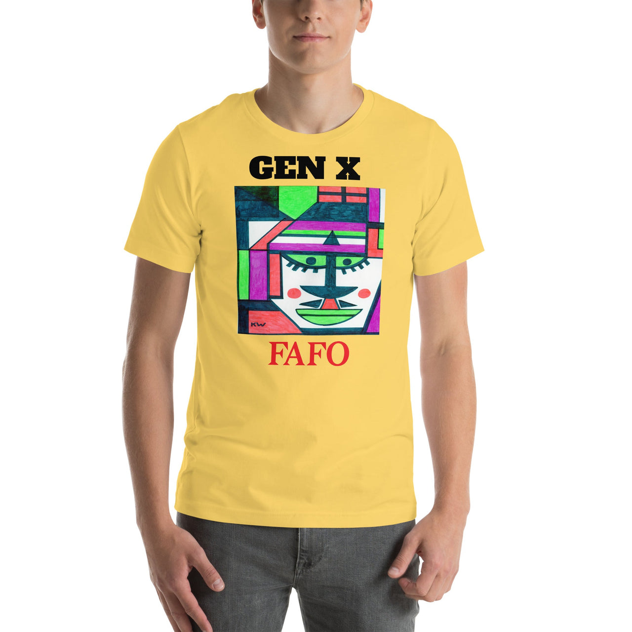 KW Gallery Wearable Art Tee 14 FAFO - Winter Sunshine Marketplace