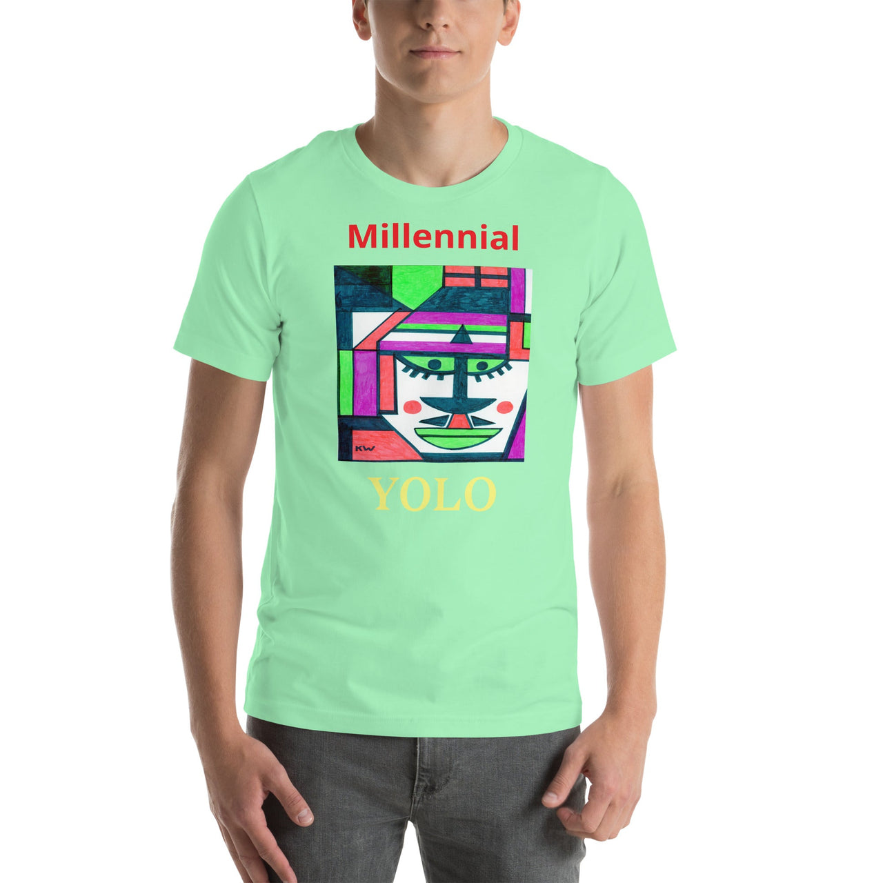 KW Gallery Wearable Art Tee 14 YOLO - Winter Sunshine Marketplace