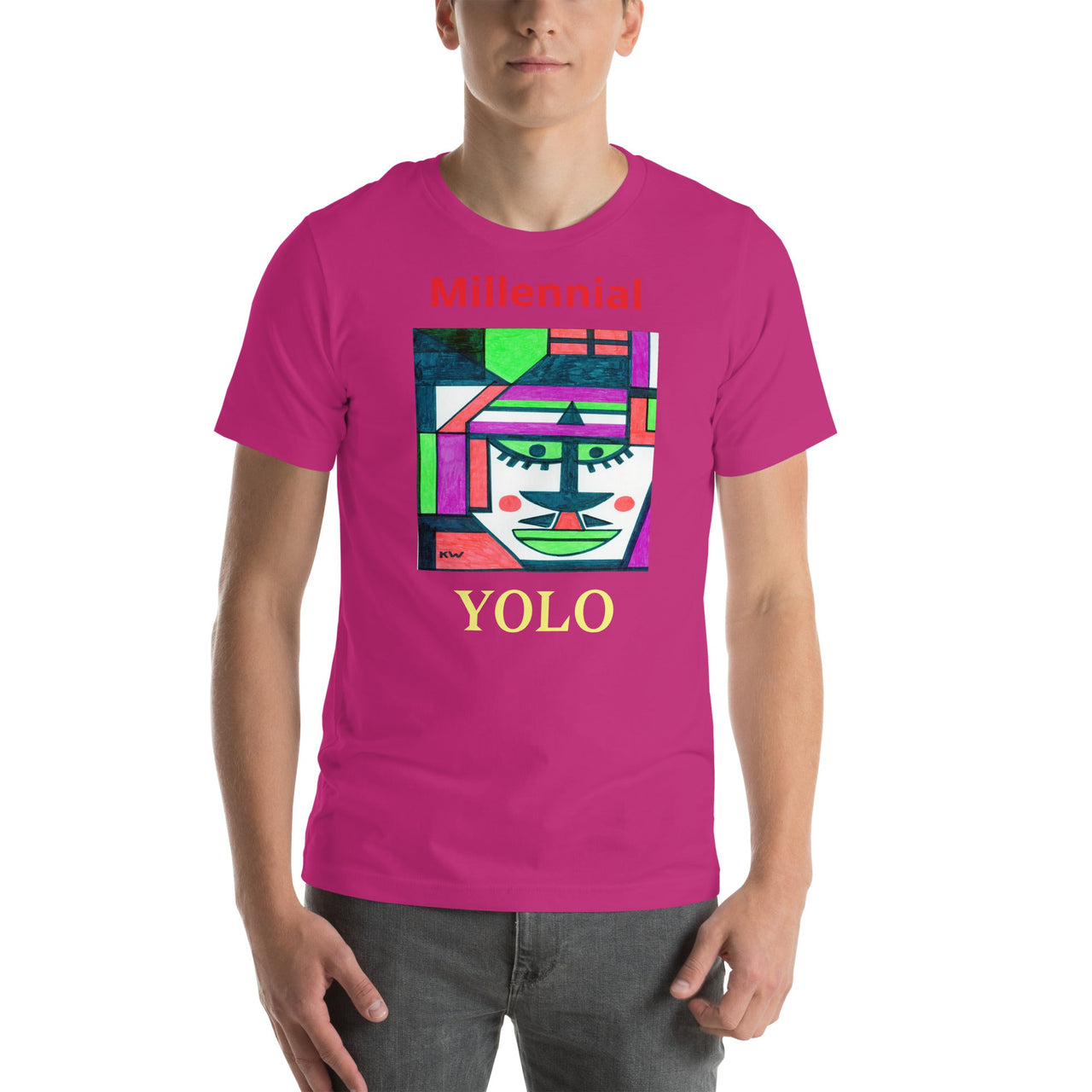 KW Gallery Wearable Art Tee 14 YOLO - Winter Sunshine Marketplace