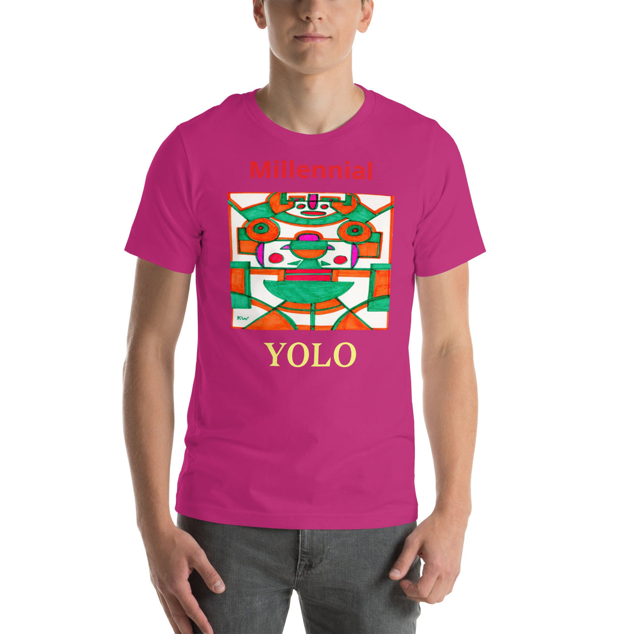 KW Gallery Wearable Art Tee 15 YOLO - Winter Sunshine Marketplace