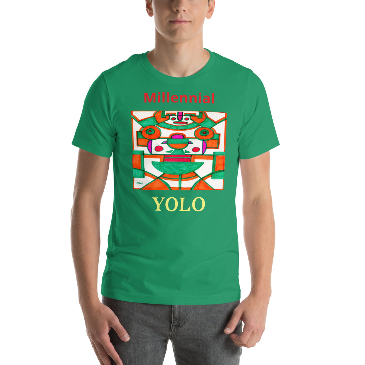 KW Gallery Wearable Art Tee 15 YOLO - Winter Sunshine Marketplace