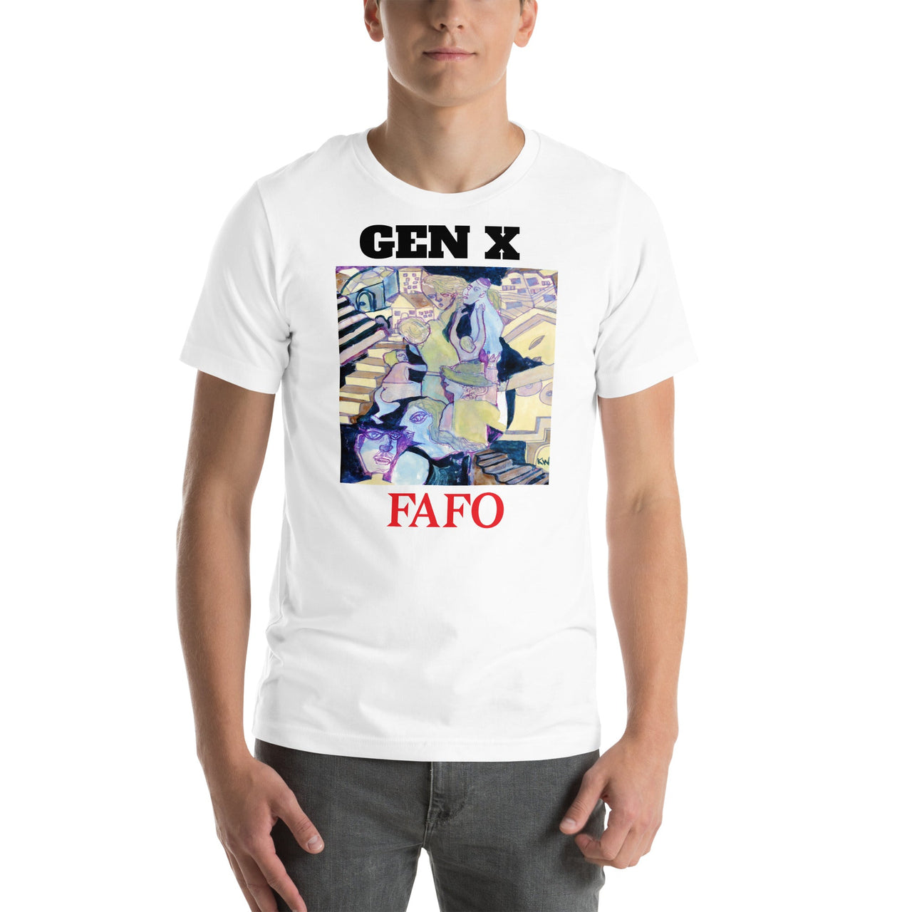 KW Gallery Wearable Art Tee 16 FAFO - Winter Sunshine Marketplace