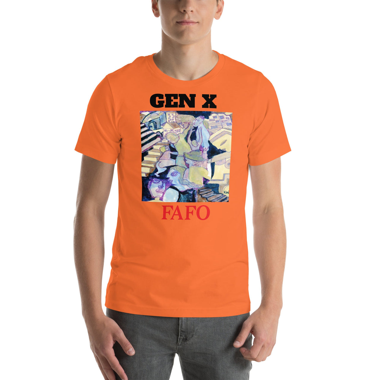 KW Gallery Wearable Art Tee 16 FAFO - Winter Sunshine Marketplace