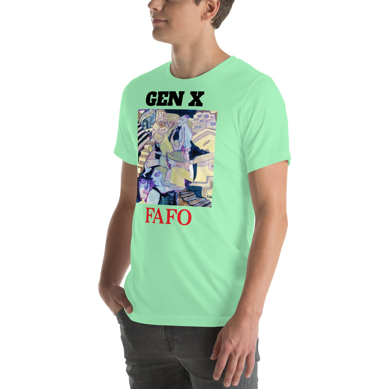 KW Gallery Wearable Art Tee 16 FAFO - Winter Sunshine Marketplace