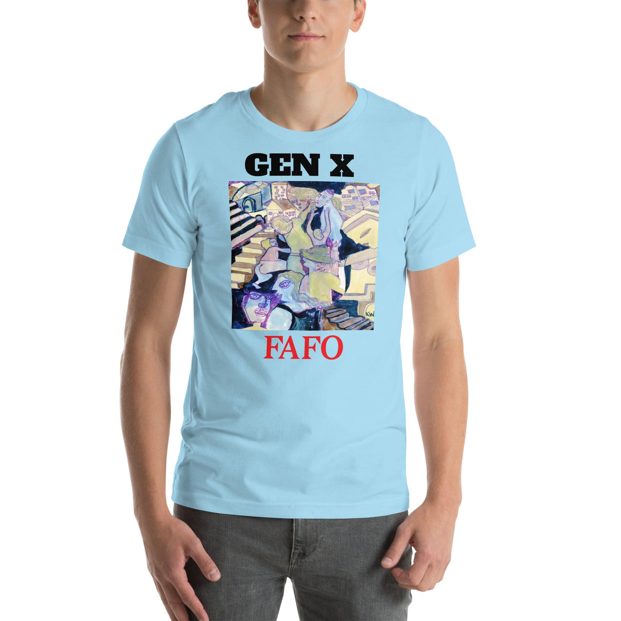 KW Gallery Wearable Art Tee 16 FAFO - Winter Sunshine Marketplace