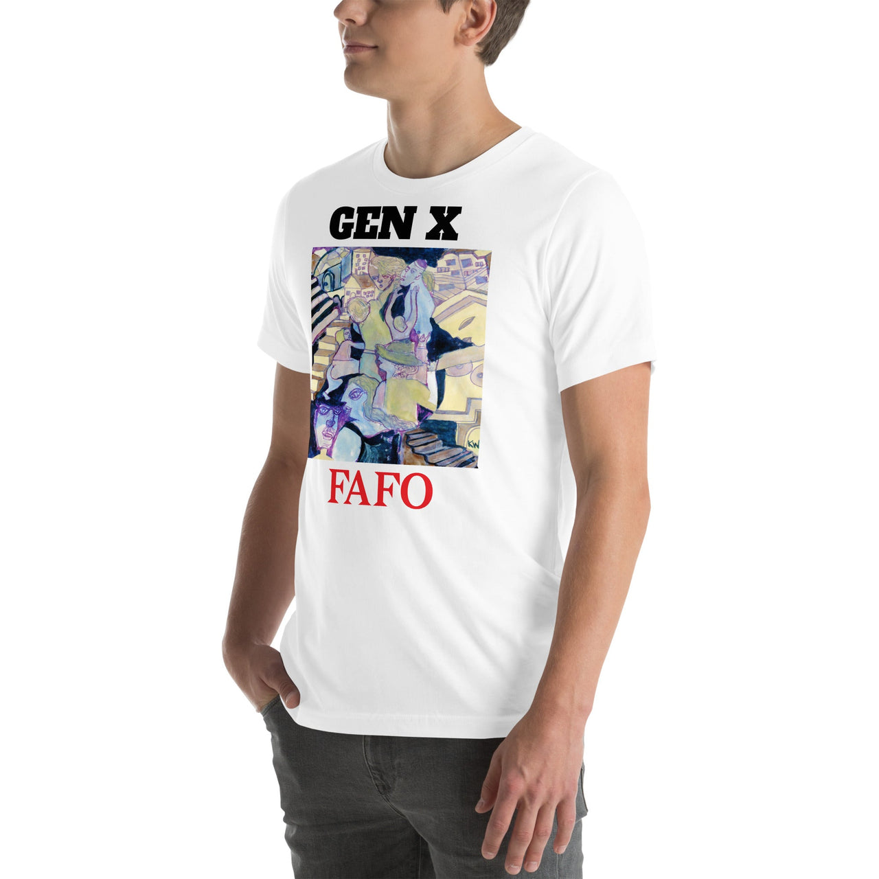 KW Gallery Wearable Art Tee 16 FAFO - Winter Sunshine Marketplace