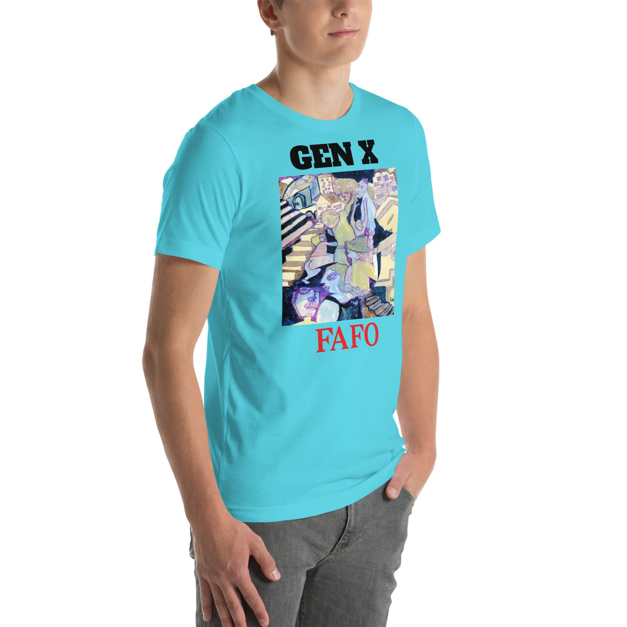 KW Gallery Wearable Art Tee 16 FAFO - Winter Sunshine Marketplace