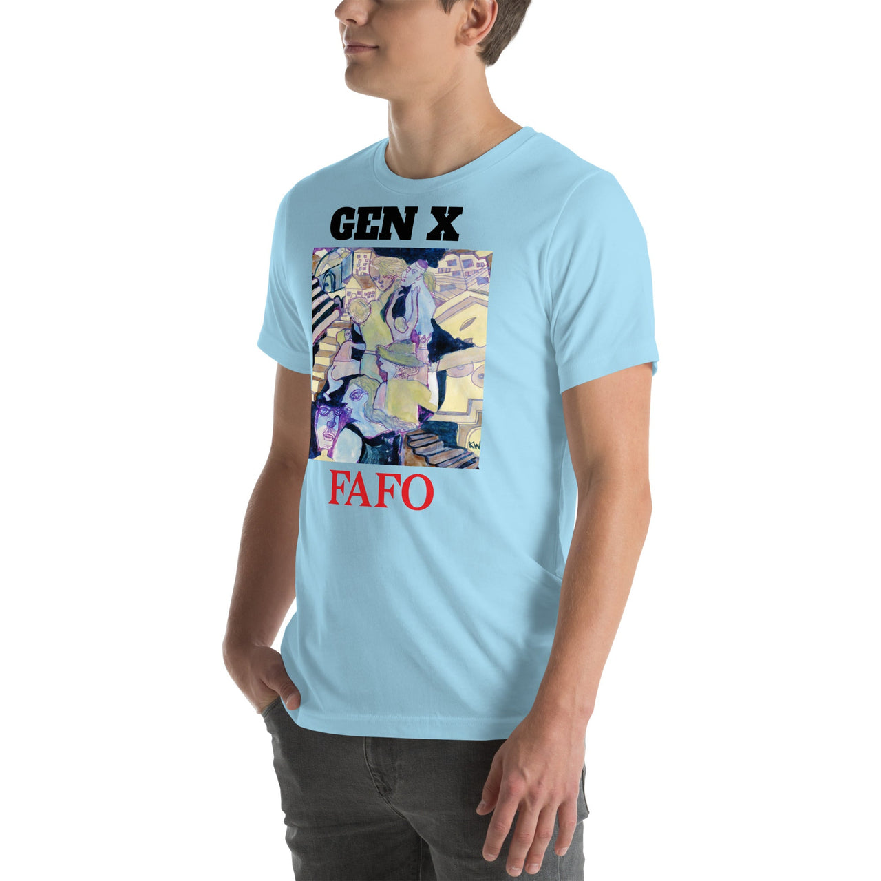 KW Gallery Wearable Art Tee 16 FAFO - Winter Sunshine Marketplace