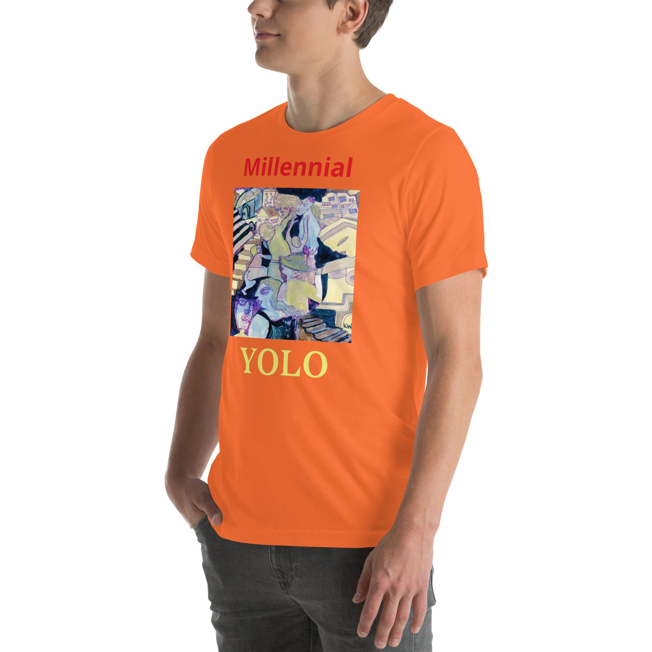 KW Gallery Wearable Art Tee 16 YOLO - Winter Sunshine Marketplace