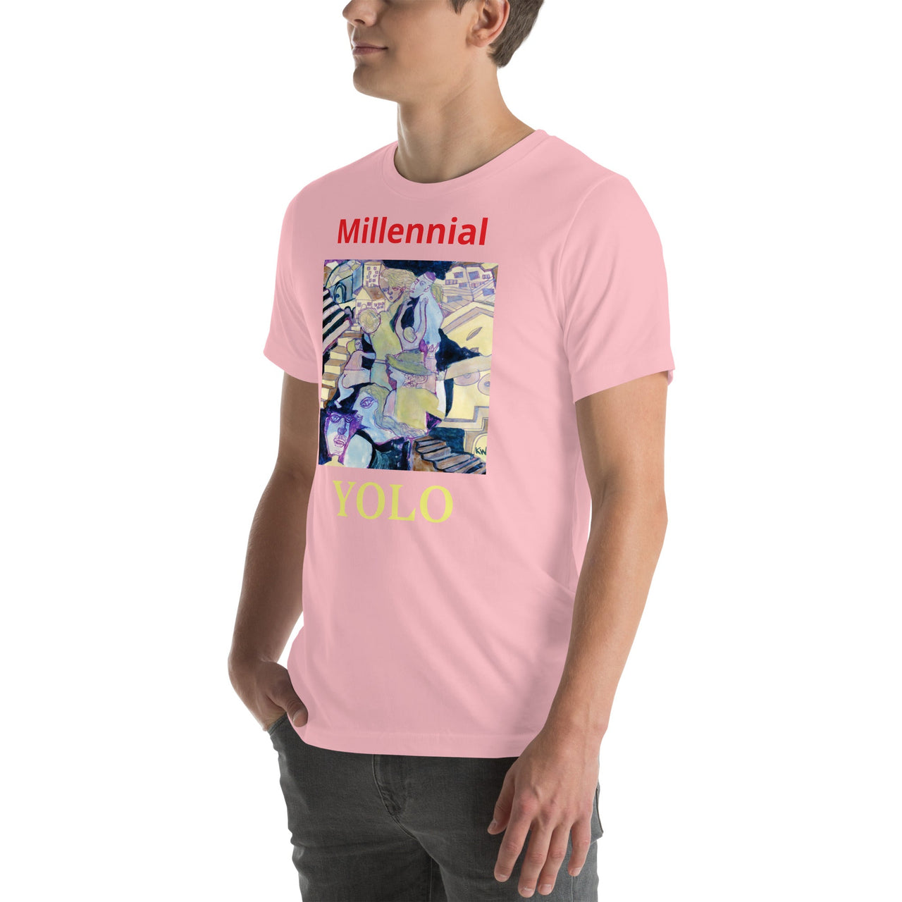 KW Gallery Wearable Art Tee 16 YOLO - Winter Sunshine Marketplace