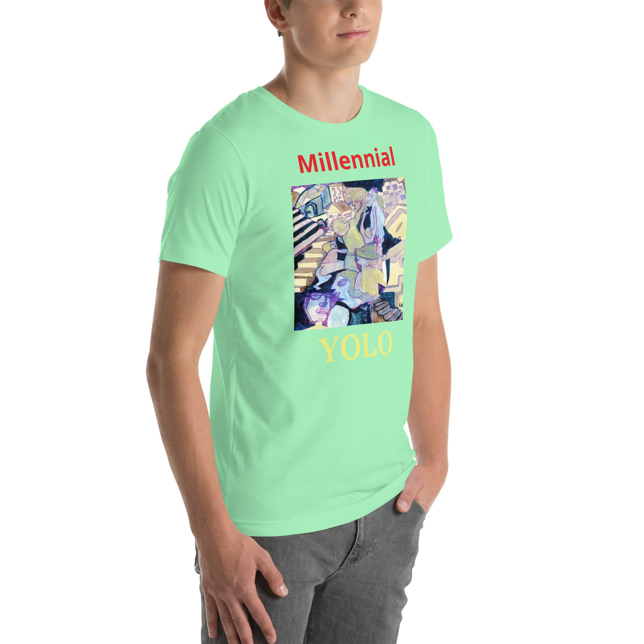 KW Gallery Wearable Art Tee 16 YOLO - Winter Sunshine Marketplace