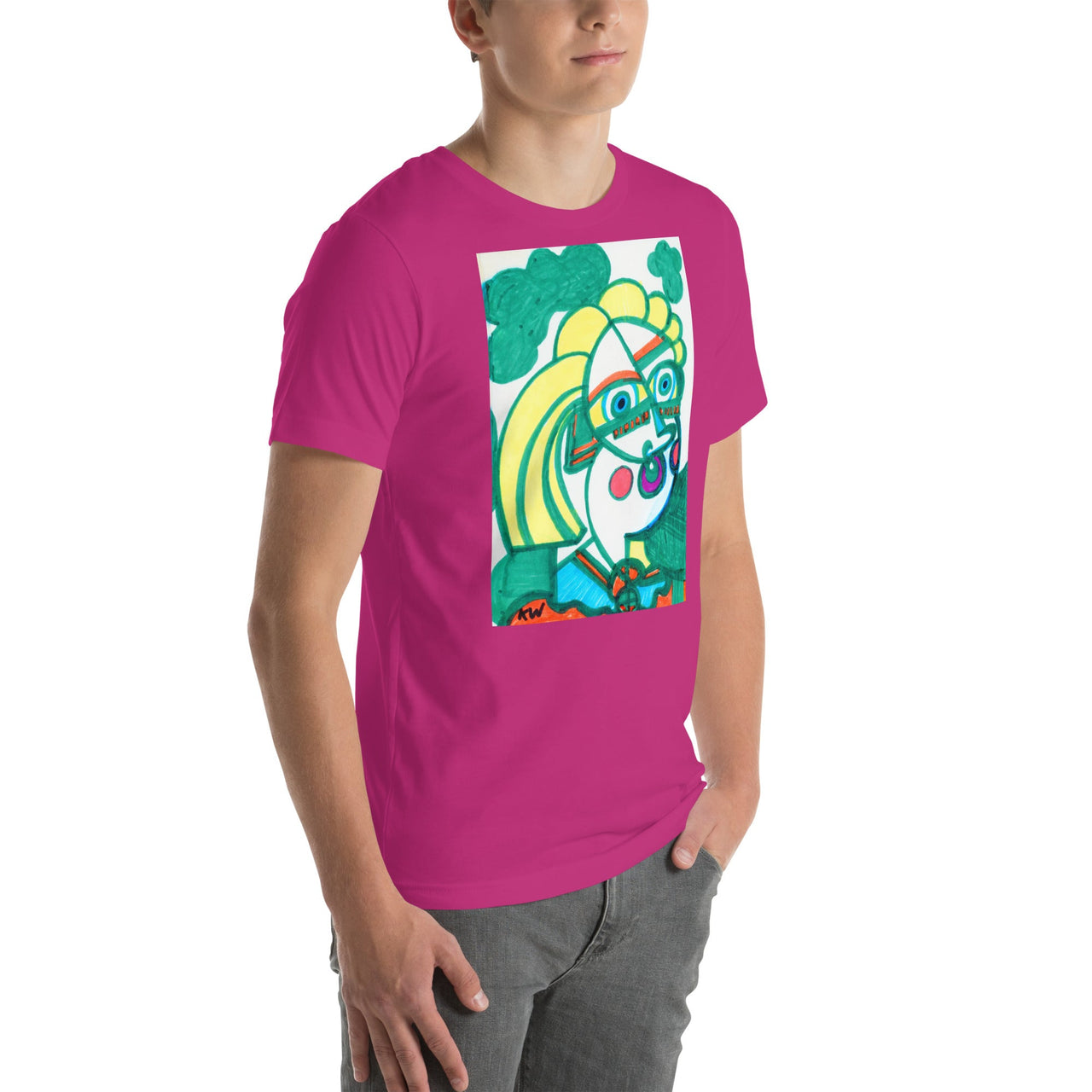 KW Gallery Wearable Art Tee 17 - Winter Sunshine Marketplace