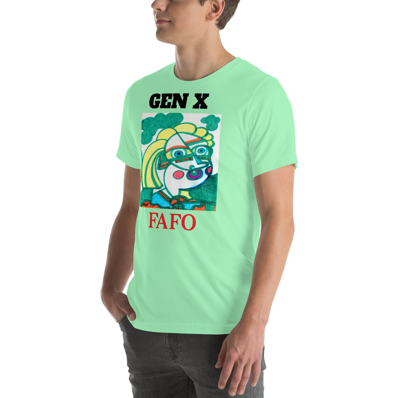 KW Gallery Wearable Art Tee 17 FAFO - Winter Sunshine Marketplace