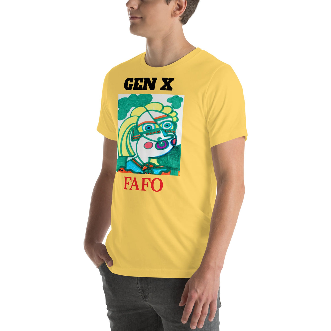 KW Gallery Wearable Art Tee 17 FAFO - Winter Sunshine Marketplace