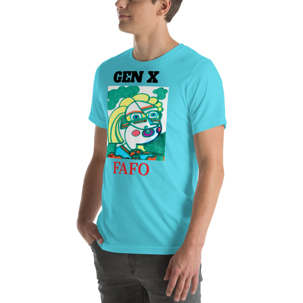 KW Gallery Wearable Art Tee 17 FAFO - Winter Sunshine Marketplace