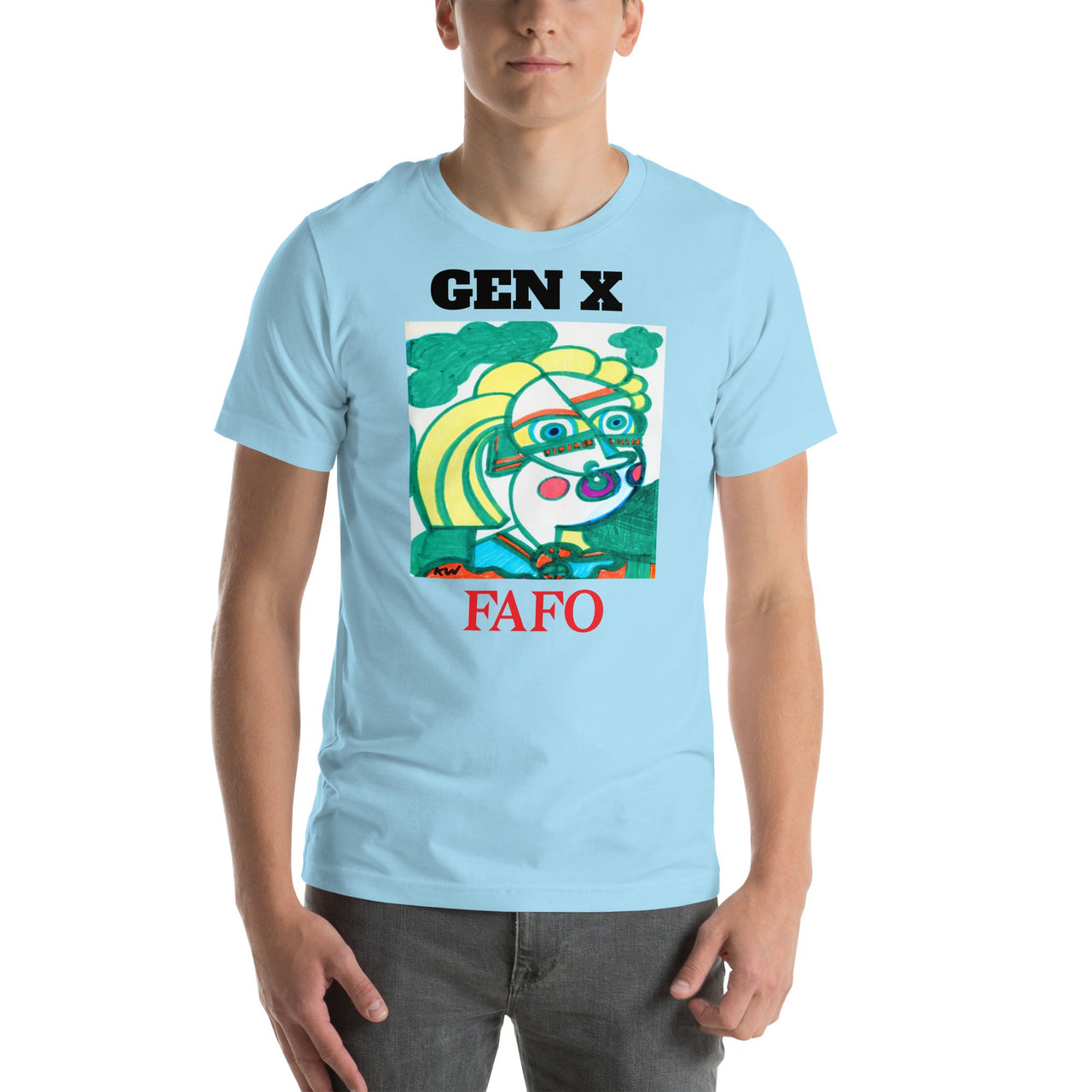 KW Gallery Wearable Art Tee 17 FAFO - Winter Sunshine Marketplace