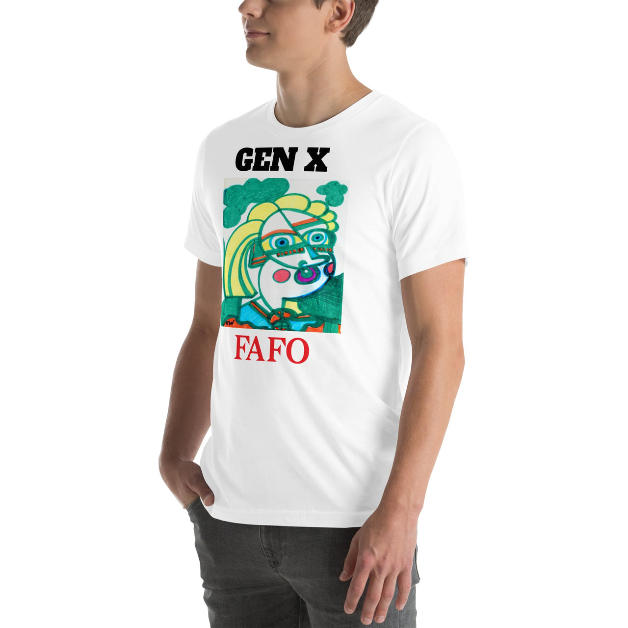 KW Gallery Wearable Art Tee 17 FAFO - Winter Sunshine Marketplace