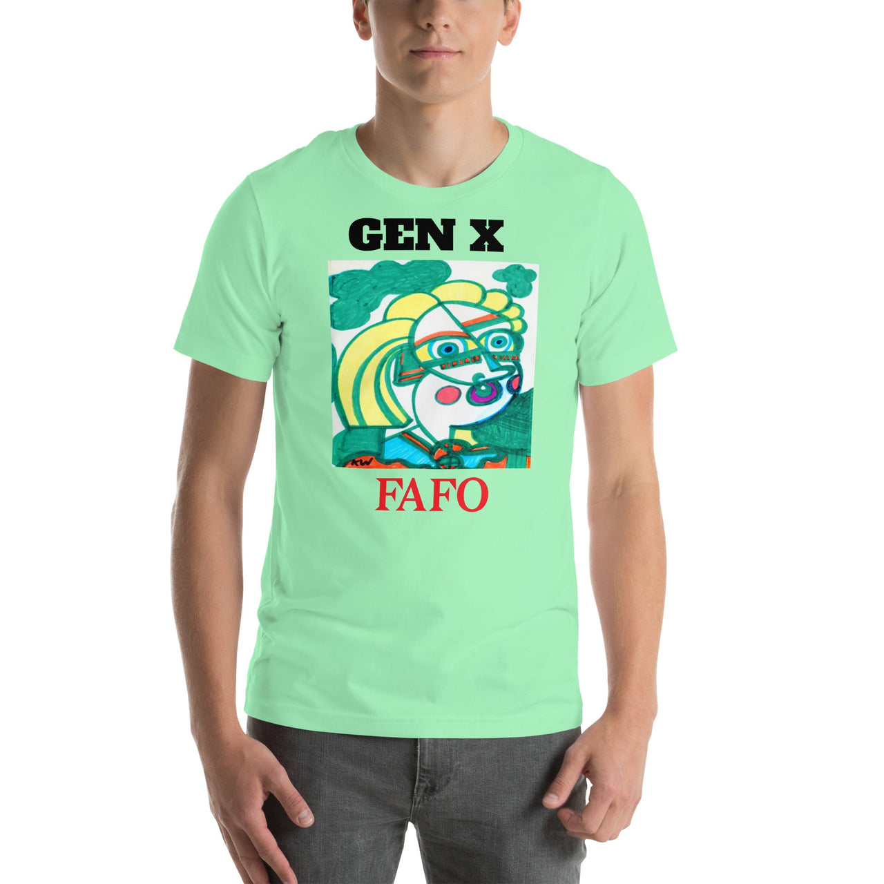 KW Gallery Wearable Art Tee 17 FAFO - Winter Sunshine Marketplace