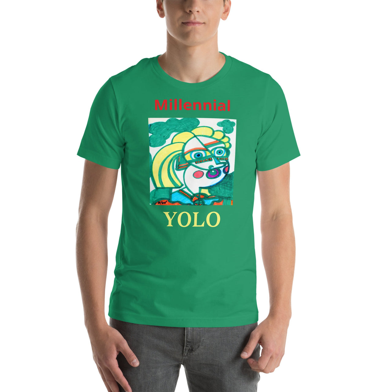 KW Gallery Wearable Art Tee 17 YOLO - Winter Sunshine Marketplace