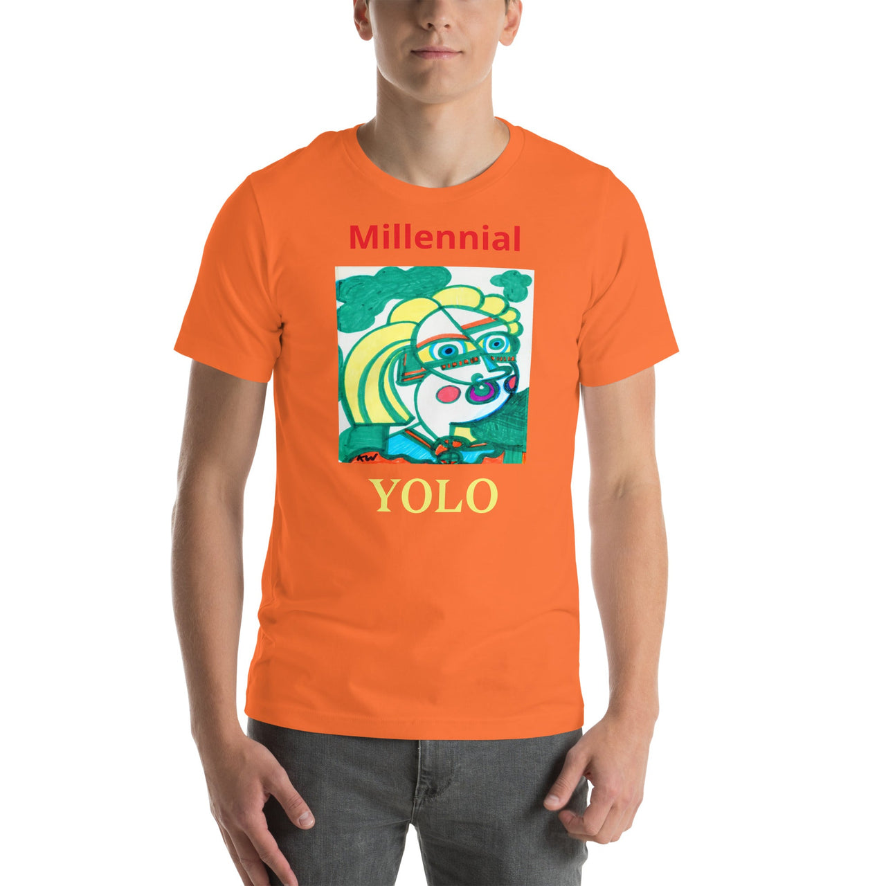 KW Gallery Wearable Art Tee 17 YOLO - Winter Sunshine Marketplace