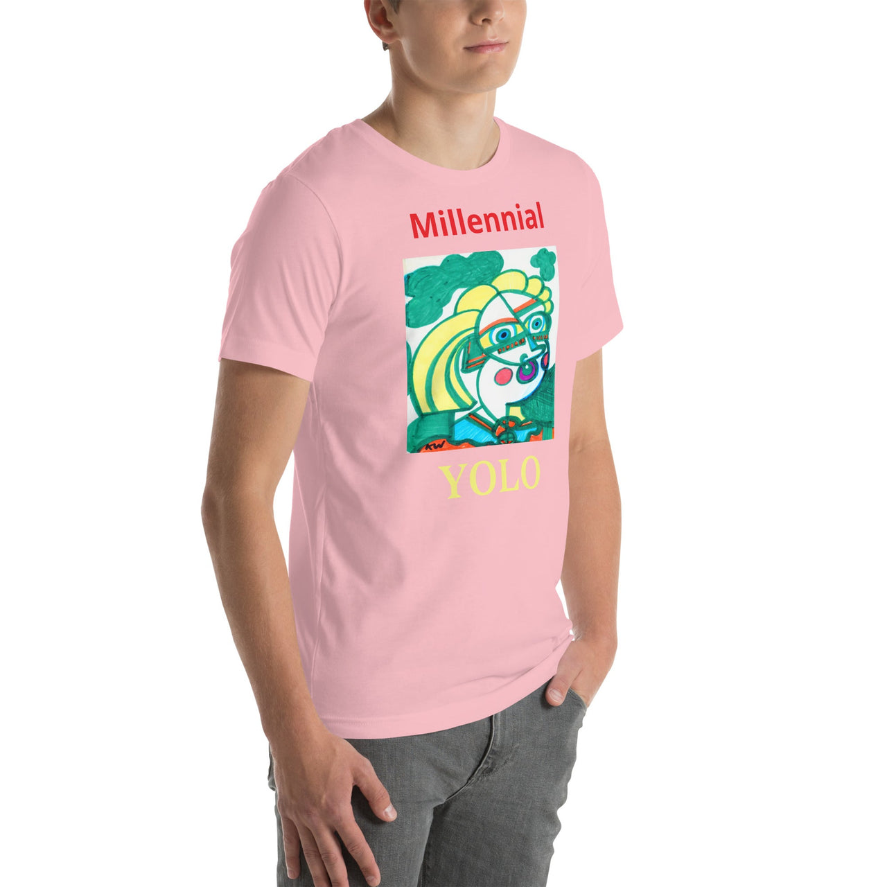 KW Gallery Wearable Art Tee 17 YOLO - Winter Sunshine Marketplace