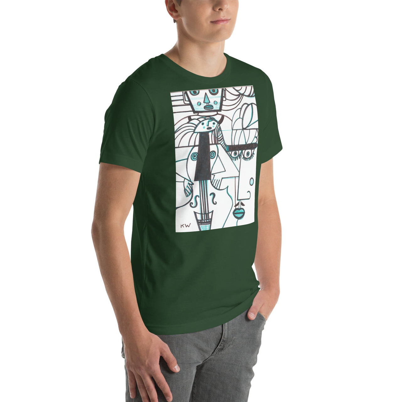 KW Gallery Wearable Art Tee 18 - Winter Sunshine Marketplace