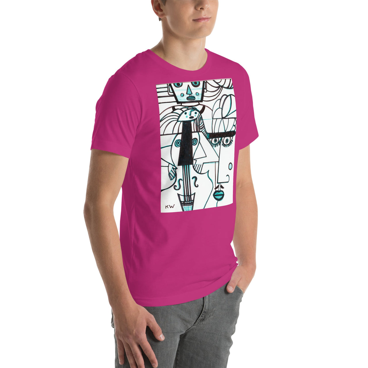 KW Gallery Wearable Art Tee 18 - Winter Sunshine Marketplace