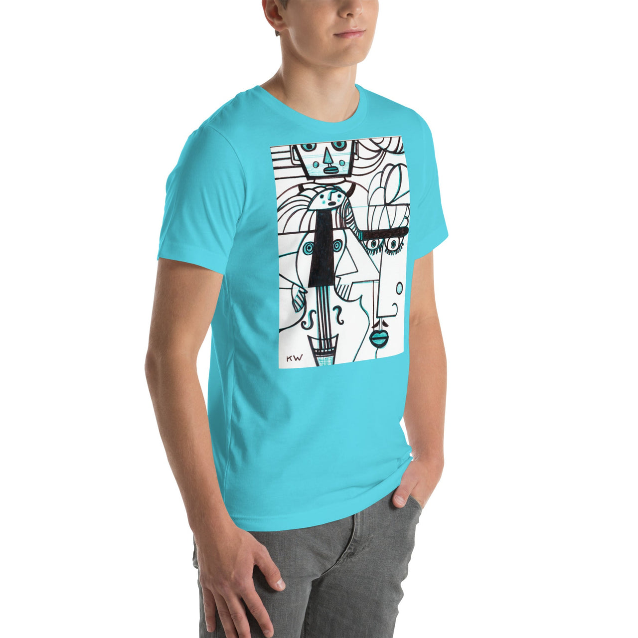 KW Gallery Wearable Art Tee 18 - Winter Sunshine Marketplace