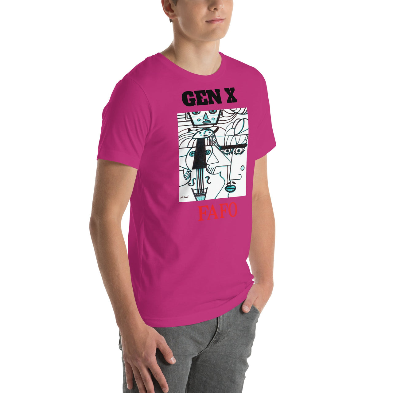 KW Gallery Wearable Art Tee 18 FAFO - Winter Sunshine Marketplace