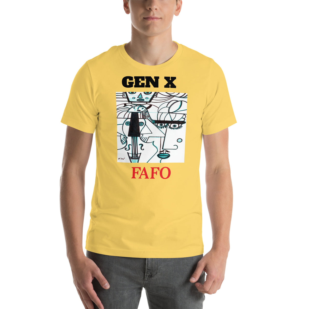 KW Gallery Wearable Art Tee 18 FAFO - Winter Sunshine Marketplace