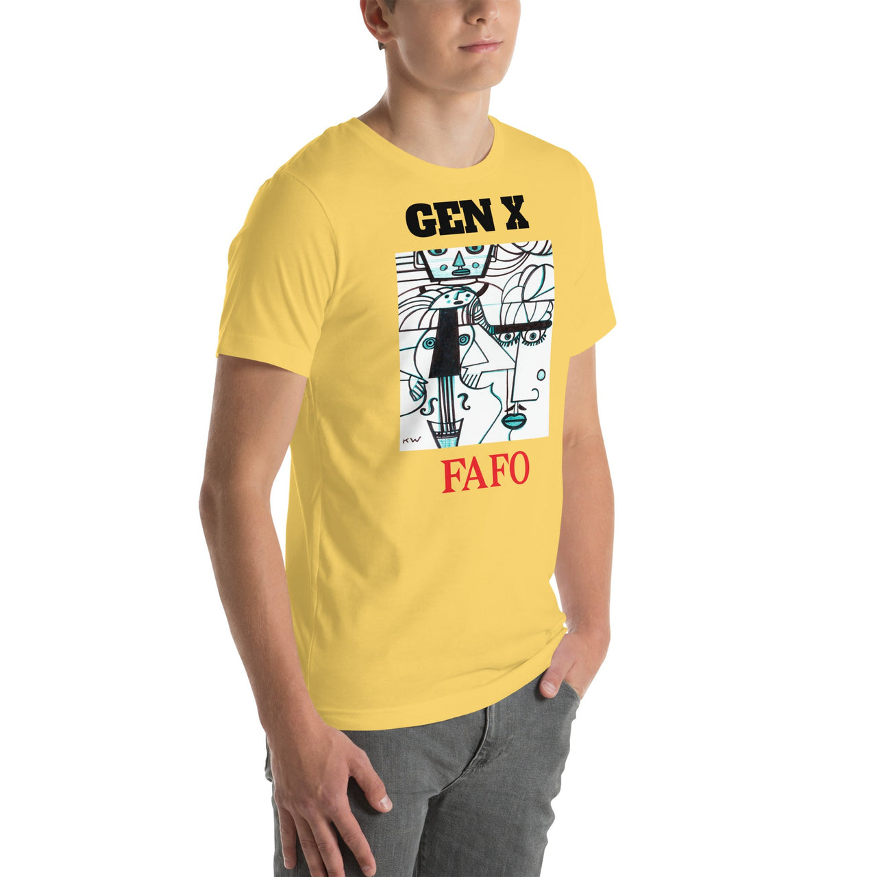 KW Gallery Wearable Art Tee 18 FAFO - Winter Sunshine Marketplace