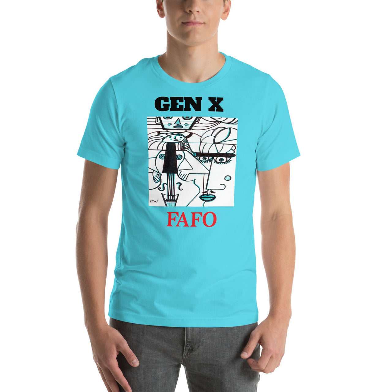 KW Gallery Wearable Art Tee 18 FAFO - Winter Sunshine Marketplace