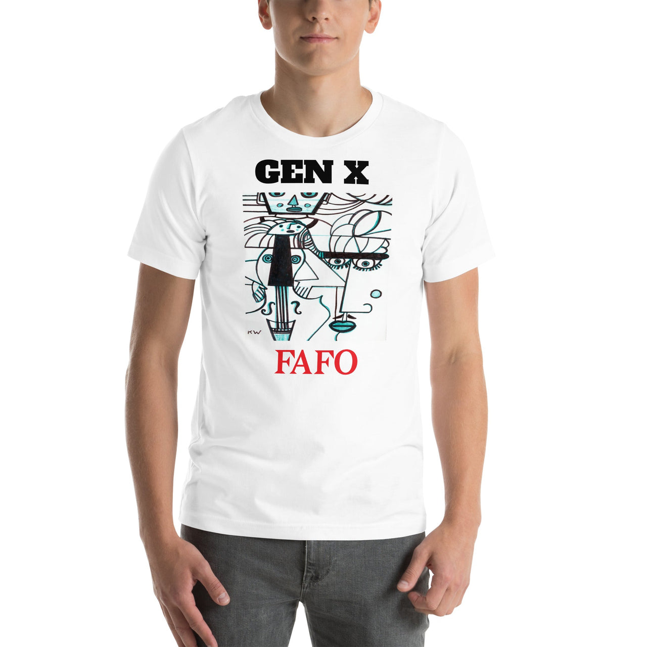 KW Gallery Wearable Art Tee 18 FAFO - Winter Sunshine Marketplace