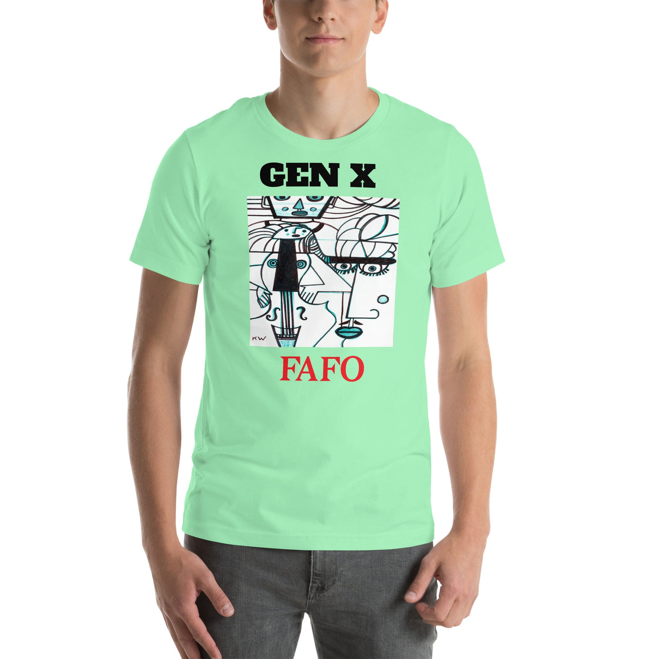 KW Gallery Wearable Art Tee 18 FAFO - Winter Sunshine Marketplace