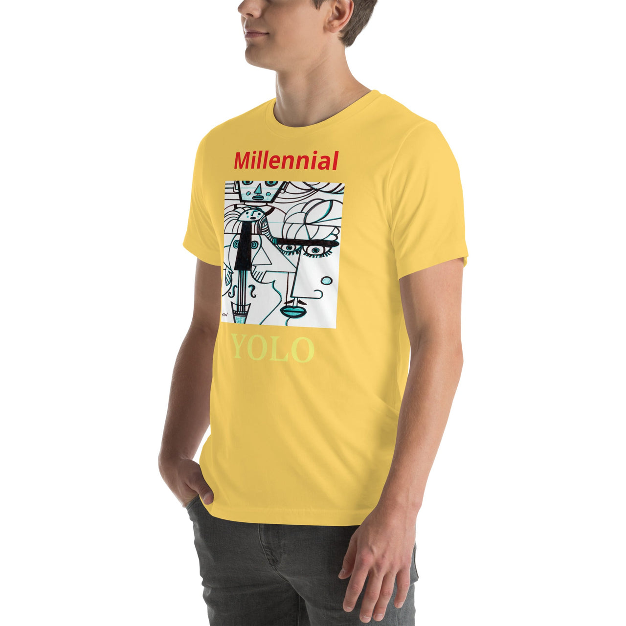 KW Gallery Wearable Art Tee 18 YOLO - Winter Sunshine Marketplace